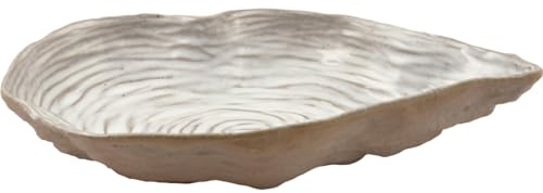 GreenGate Shell Teller Irregular Large Pale Grey 25,7x15,8cm