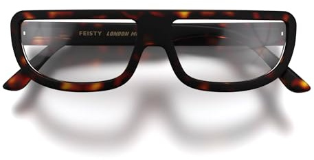 LONDON MOLE® Feisty gafas de lectura | Lectores de forma rectangular | Hombre y mujer unisex | Bisagras de resorte