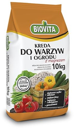 BIOVITA Gartenkalk für Gemüse mit Magnesiumzusatz 10 KG – idealer pH-Regulator für Gemüse und Zierpflanzen