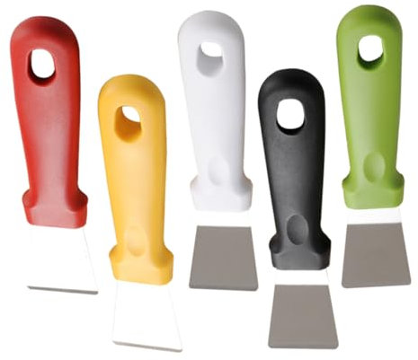 Cabilock 5 Stücke Edelstahl Schaber Entferner Für Gefrierschrank Abtauen Schaufel Dunstabzugshaube Zufällige Farbe