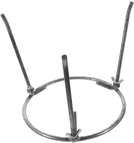 KONTONTY Camping Tripod for Cooking Outdoor Cast Iron Pot Stand Detachable Steel Oven Trivet for Campfire Bbq Hiking Picnic