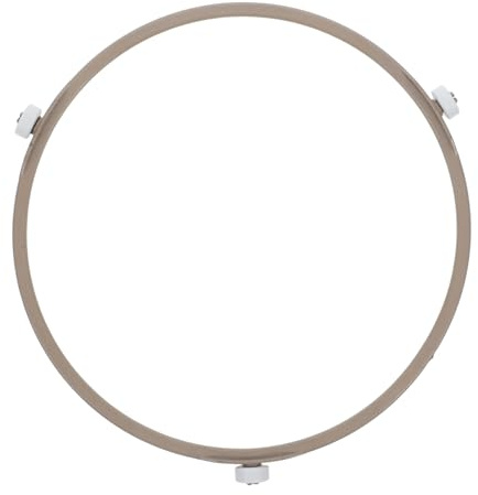 Garneck Mikrowellen Drehtellerring mit Kunststoff Rollenhalter und Stabilem Support Eleganter Mikrowellen Kreisring als Praktisches Zubehör für Ofen und Backofen