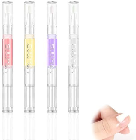 IKOPFLN Confezione da 4 penne per la cura delle unghie, penne per la cura delle unghie, penne per la cura delle unghie per unghie delle mani e dei piedi curate