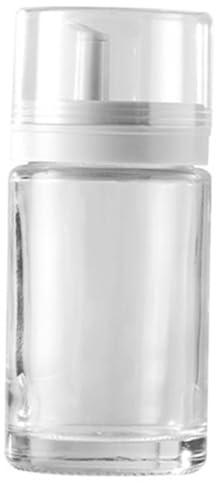 IMIKEYA Ölflasche für Küche 100ml aus Glas mit Silikon Ausgießer Tropffrei und Transparentes Design für Küche und Picknick zur Genauen Dosierung von Öl