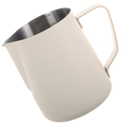 Operitacx Bicchiere in Acciaio Resistene Per Caffè Espresso Bricco Per Latte Accessori Per Caffè Espresso