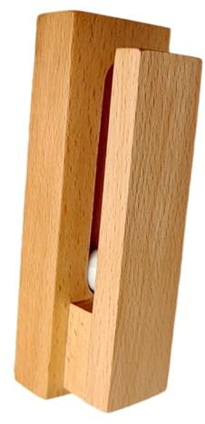 XLWLLNJ Gancio per Asciugamani, Porta Strofinacci, Portaoggetti da Bagno in Legno con Potente Serraggio E Facile Installazione, Adatto per Cucina, Bagno, Marrone Chiaro