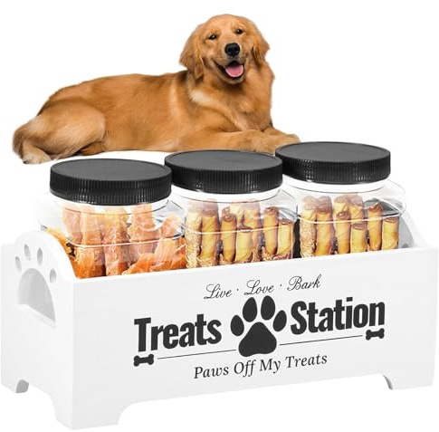 Contenitore per alimenti per animali domestici, set di 3 contenitori ermetici con coperchio, scatola sigillata per cibo per cani, per gatti, animali, dispensa, appartamento, cucina, bancone