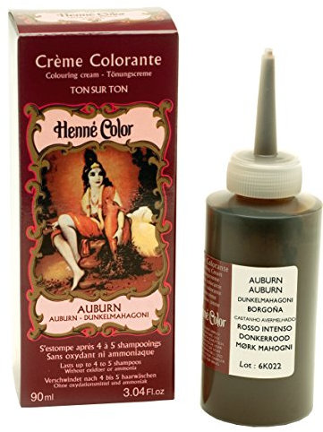 Henne Color Haarfarbe-Creme, dunkelmahagoni, 90 ml