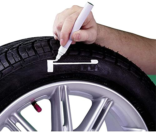 AUTO-STYLE Däckmarkörpenna – vit