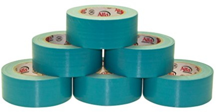 Alfa 6x UV-Beständiges Gewebeband Blau 50 mm x 25 m Panzer-Tape (150 m) | Profi-Qualität - Robustes Gaffa Tape für Maskieren, Bündeln & Reparaturen - wetterfestes Reparaturband Für Innen & Außen