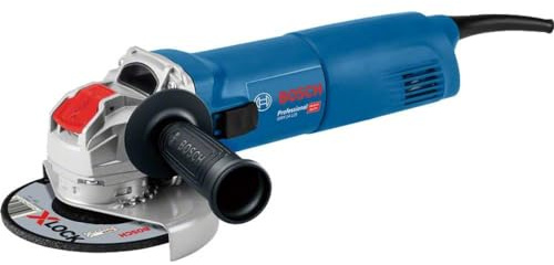 Smerigliatrice angolare Bosch Professional GWX 14-125 (con supporto X-LOCK, 1.400 watt, disco Ø 125 mm, incl. 1 disco diamantato X-LOCK Standard for Universal, copert. prot., impugn. agg., in scatola)