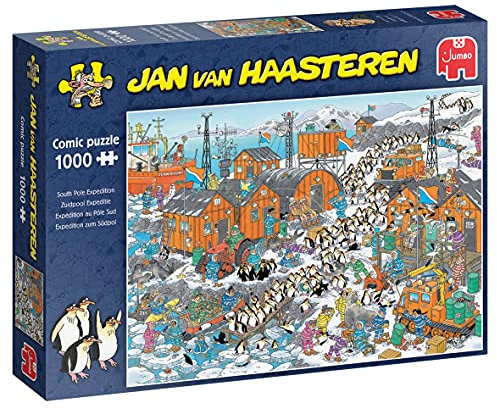 Jumbo, Jan Van Haasteren - South Pole Expedition Age 14+, Jigsaw Puzzles for Adults, 1,000 piece