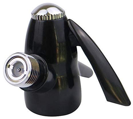 HENGGE Soda Bubble Machine Lid Soda Water Siphon Maker, Bubble Carbonated Water Accessory Lid,Black,Bottle cap