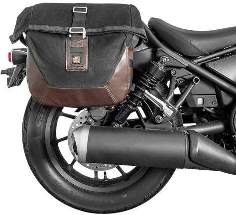 Lorababer Motorrad Schnellspanner Satteltasche Seitentasche Reise Touring Gepäcktasche Kompatibel mit Rebel CMX300 CMX500 CMX1100 CM300 CM500 CM1100 (Satteltasche)