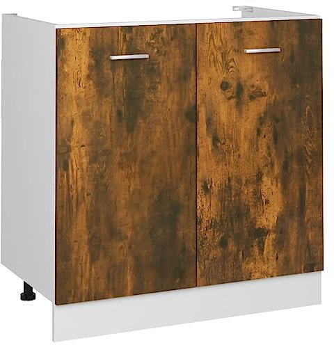 vidaXL Armario bajo Fregadero “Lyon” Madera ingeniería Roble