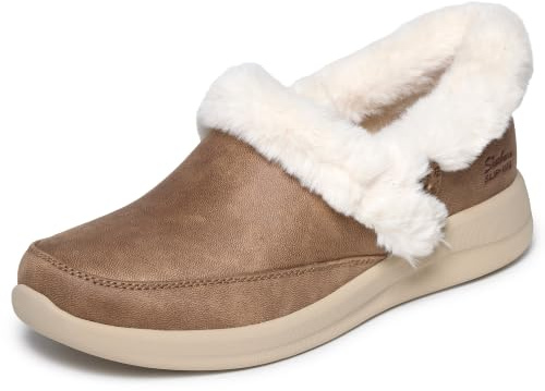 Skechers Women's COZY ESCAPE - Hands Free Slip-Ins slipper, Chestnut, 8.5 M