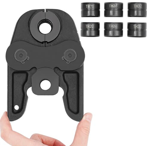 KiwiHood Rohrzange Backe TH16-20-26-32 Pressbacken 1.6in/1.7in/1.75in/1.93in Rohrzange Handpresszange mit mit TH Kontur für Aluminium Kunststoffrohre, PEX Rohre, PB Rohre