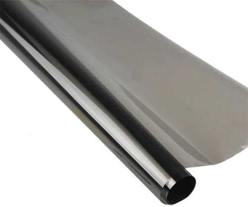 TöNungsfolie Auto,Auto Fensterfolie Sonnenschutz 6M X 50CM Schwarz Auto Fenster Folien Tönung Film Rolle Auto Home Fenster Glas Solar UV Schutz Aufkleber Filme(25)