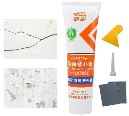 Wandkitt-Lochreparatur, Trockenwand-Patch-Kits | Schnell trocknender Gips-Wand-Reparatur-Wandflicken-Reparatursatz - Sichere Wandspachtel-Reparaturpaste, Wandreparatur-Patch-Set, Wandloch-Reparatur-Se