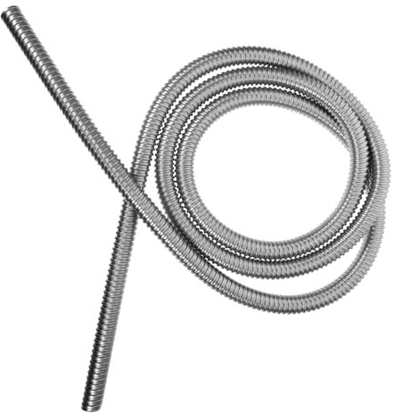 TINEASUR Tubo Flessibile Per Guaina Cavi Metallici Protezione in Acciaio Organizer Per Cavi Da Adatto Per Uso Marino e Domestico