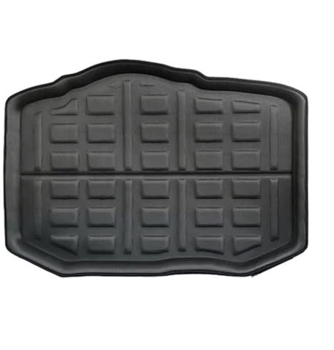 Auto Kofferraummatte Für VW Für T-Cross 2018 2019 2020 Auto Hinten Trunk Cargo Mat Fach Boot Liner Boden Teppich Pad TPR Kofferraum Schutzmatte(Style B)