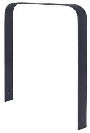 TRUTZHOLM Fahrradanlehnbügel 115 x 76 cm Flachstahl 12 mm pulverbeschichtet und rostfrei zum Einbetonieren Fahrradständer zum Abstellen und Anschließen von 2 Fahrrädern Bügelparker in Anthrazit