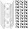 100 Piezas Clips para Invernaderos de Acero Inoxidable, Kit de Reparación de Invernadero, Accesorio para Invernadero, Clips de Alambre para Invernadero W y Clips de Superposición Z