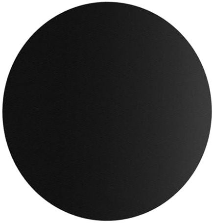 CIYODO Tapis de Barbecue Rond Noir Réutilisable Antiadhésif pour Gril Extérieur Surface de Cuisson Polyvalente pour Viandes Légumes et Poissons