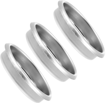 FOMIYES Set da 3 Filtri Ciechi in Metallo da 54 MM per Pulizia Macchina da Espresso Semiautomatica Filtro senza Fori per a Controflusso Accessori Compatibili per Ufficio e Commerciale