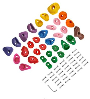 rongweiwang Parete da arrampicata versatile con prese per pareti da arrampicata e prese per alberi adatte per percorsi di coinvolgenti. Albero per l'allenamento dei percorsi di