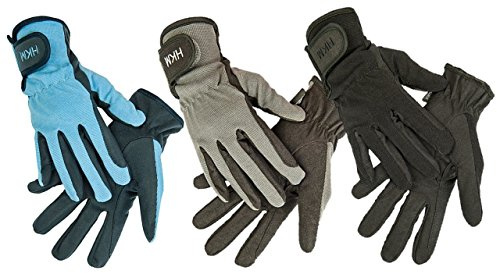 HKM 1225 Reithandschuhe Special, hochwertiges Lederimitat, Kinder Damen Herren