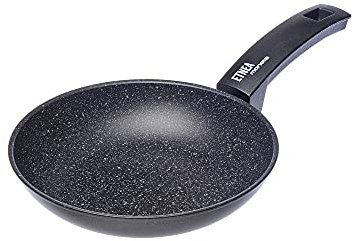 Moneta Etnea Padella, Alluminio, Nero, 24 cm