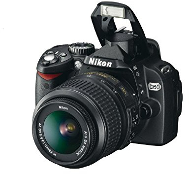Nikon D60 DSLR Camera with 18-55mm f/3.5-5.6G Auto Focus-S Nikkor Zoom Lens