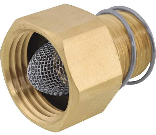 General Pump Brass Pressure Washer Garden Hose Adapter - 200 PSI, 1/2in. NPT-M, Brass, Model Number ND10032P