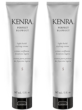 Kenra Professional Perfect Blowout 5 | Light Hold Styling Crème | Provides Thermal Protection | Increases All Over Body & Fullness | Lightweight Formula | All Hair Types | 5 fl. Oz (2-Pack)