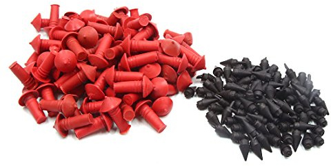 Sourcingmap – 85 piezas de goma roja en forma de seta para reparación de neumáticos de coche
