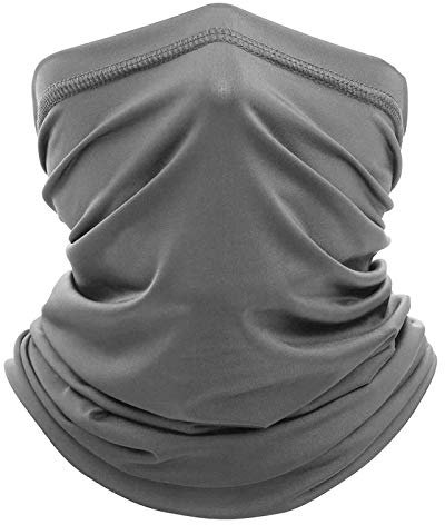 CXG Multifunktionstuch Herren Schnelltrocknend Atmungsaktiv Weich Gesichtsmaske Damen Super Elastisch Sonnenschutz Verschleißfest Schlauchschal Halstuch für Motorrad Laufen Wandern (F)