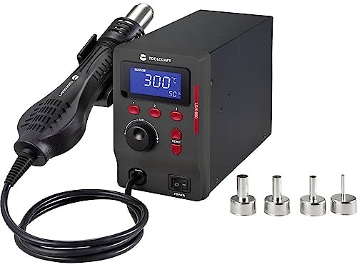 Station à air chaud,TOOLCRAFT LSH-880 numérique 800 W 100-500 °C