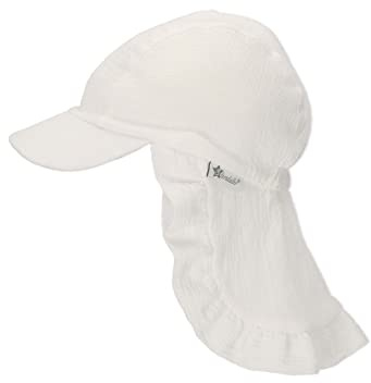 Sterntaler Mädchen Sonnenhut Schirmmütze mit Nackenschutz Glace