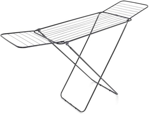 Cosecha Privada Tendedero Plegable Tidy Cok - Envio 24h - Tendedero 20 m Extra Resistente de Ropa Plegable y Antideslizante para Exterior e Interior - (Metal, Metal m)