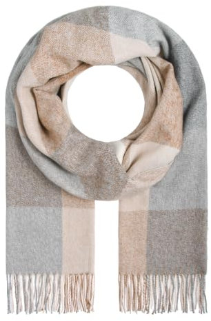 Majea Damenschal Winterschal Strickschal Damen Schal (880040) (hellbraun 3)