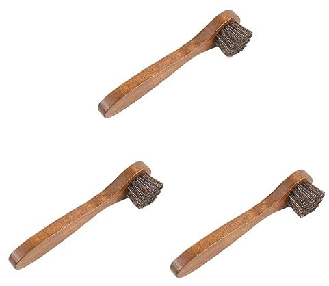 TENDYCOCO 3Pcs Lucido Da Scarpe Applicatore Spazzola Per Scarpe In Pelle Barba Spazzola Lucido Da Spazzola Per Pennello Smalto Dauber Applicatori Scarpa Da Tennis