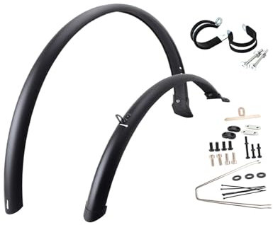Fahrrad-Schutzblech Set für Rennräder, Hochwertige Kotflügel für optimale Sicherheit, Mit 2 Ringen