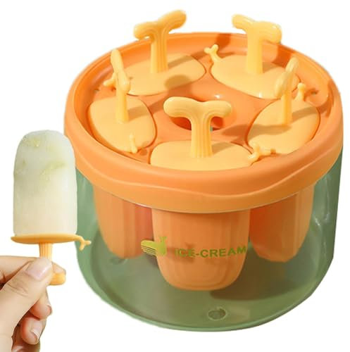 Moldes para paletas de helado, moldes pequeños de helado, 5 piezas, moldes para paletas de hielo, moldes para paletas de hielo, molde de paletas de BPA, fácil liberación para el hogar