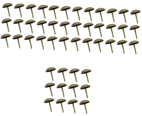 SOLUSTRE 400pièces Clous De Porte Décoratifs Bronze Antique Clous Ronds à Tête Large Pour Meubles Et Projets