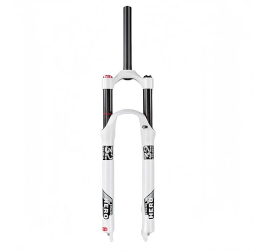 pykaaiiu 26/27.5/29 Zoll Magnesiumlegierung MTB Gabel Rückpralleinstellung, Manuelle Sperre (HL), MTB Gabel fahrradgabel 32mm Innenrohr,120mm Federweg Fahrrad-Federgabel Selbstschmierlager(B,26)