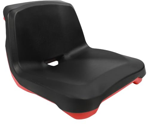 Siège de Tracteur, Siège de Chariot élévateur Universel avec Trous de Drainage, Sièges de Tondeuse à Gazon en Cuir en PVC Base Fixe, Remplacement Universel pour L'excavatrice
