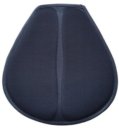 Almohada para moto – Cojín para sillín de moto de aire – Fundas transpirables antisudor espuma viscoelástica ergonómica extraíble para asientos calientes cojín bicicleta