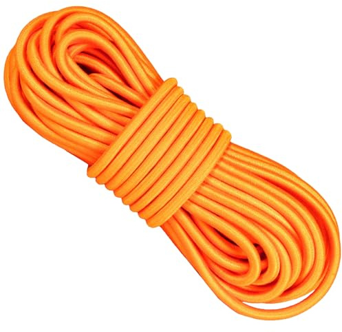 Cuerda elástica fuerte de 32 pies para kayak de grado marino que sujeta correas de amarre para botes, camping, remolques y zapatos de carreras