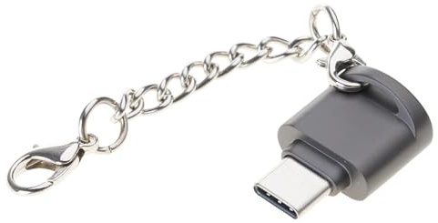 FANSHINUO Lector de tarjetas de memoria de aluminio tipo C para adaptador TF para cámara, teléfono, portátil, accesorios a prueba de golpes, lector tipo C